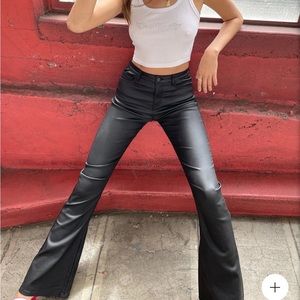 Edikted Faux Leather Pants